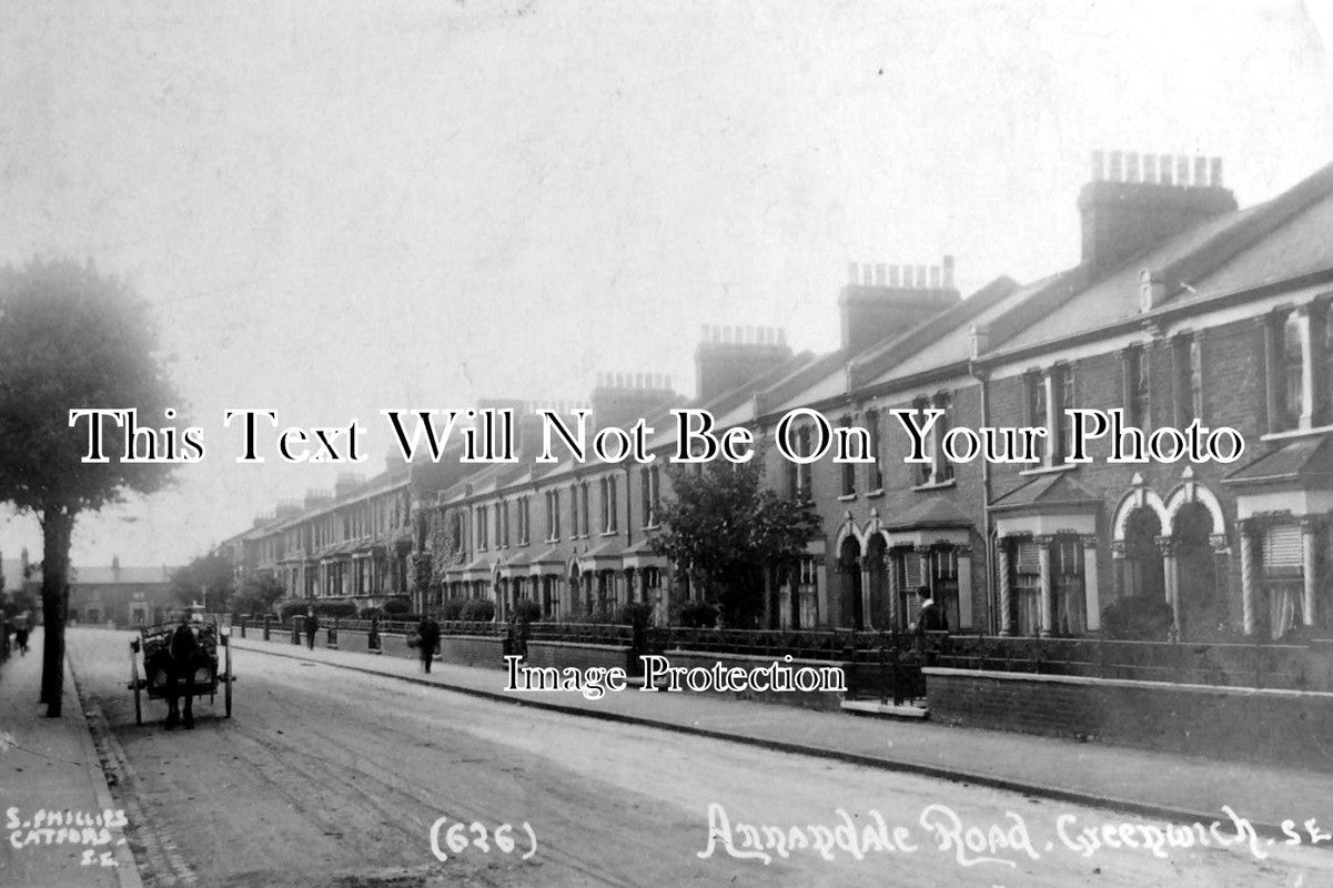 LO 1134 - Annadale Road, Greenwich, London c1912