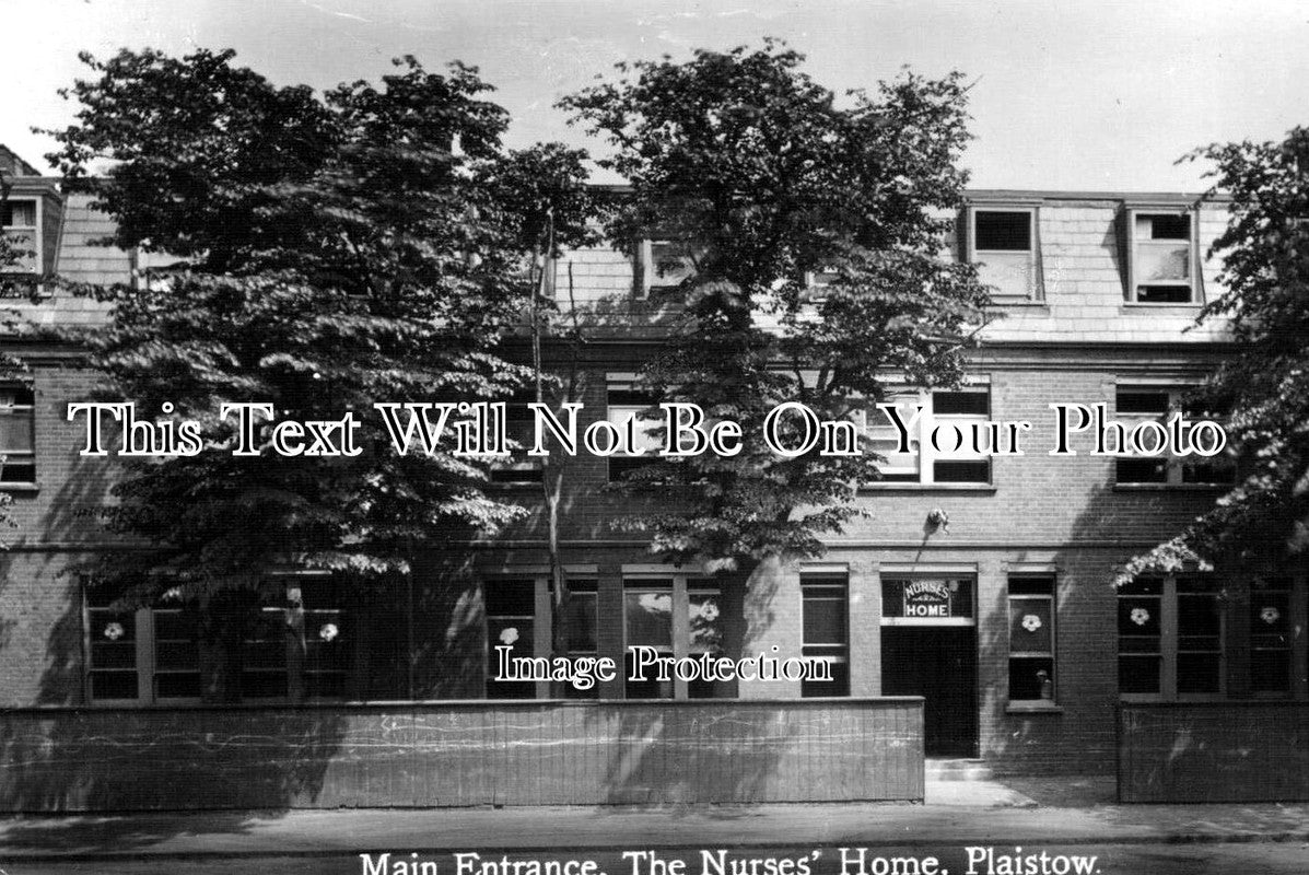 LO 1212 - Main Entrance, The Nurses Home, Plaistow, London