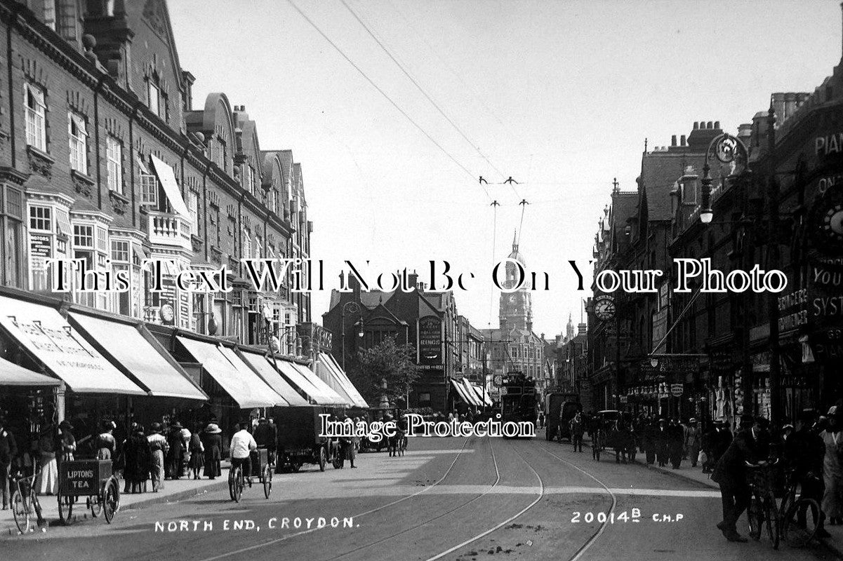 LO 1214 - North End, Croydon, London c1913