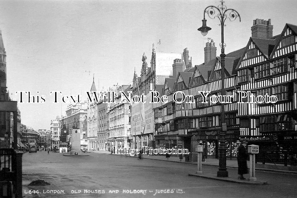LO 123 - Old Houses, Holborn, London