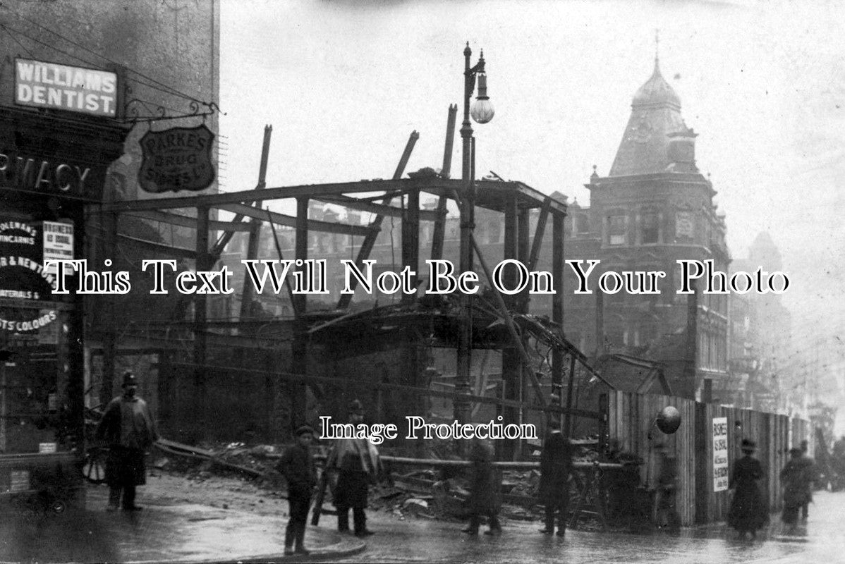 LO 1247 - Arding & Hobbs Fire Damage, Clapham Junction, London c1909