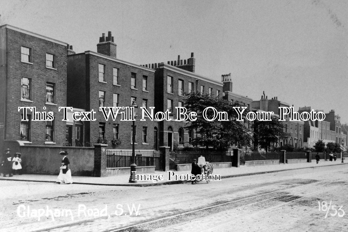 LO 1284 - Clapham Road, S.W. Stockwell, Brixton, London c1910