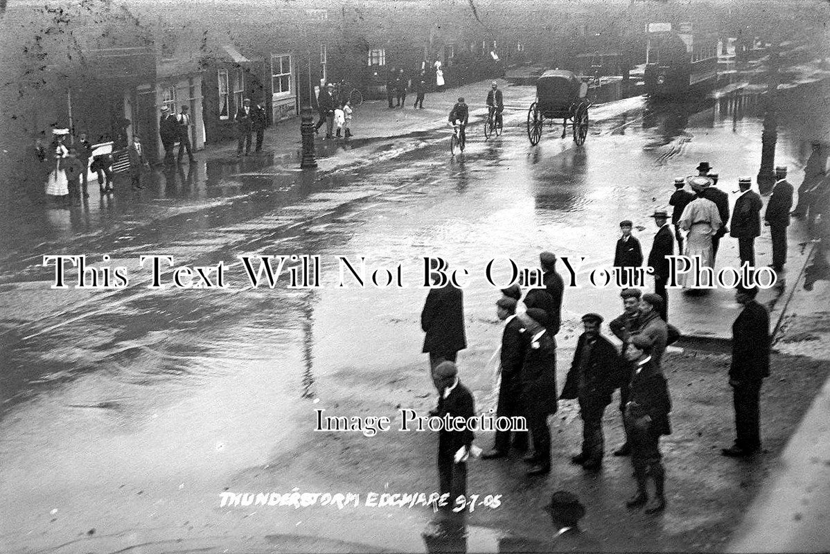 LO 1301 - Thunderstorm At Edgware, London c1908