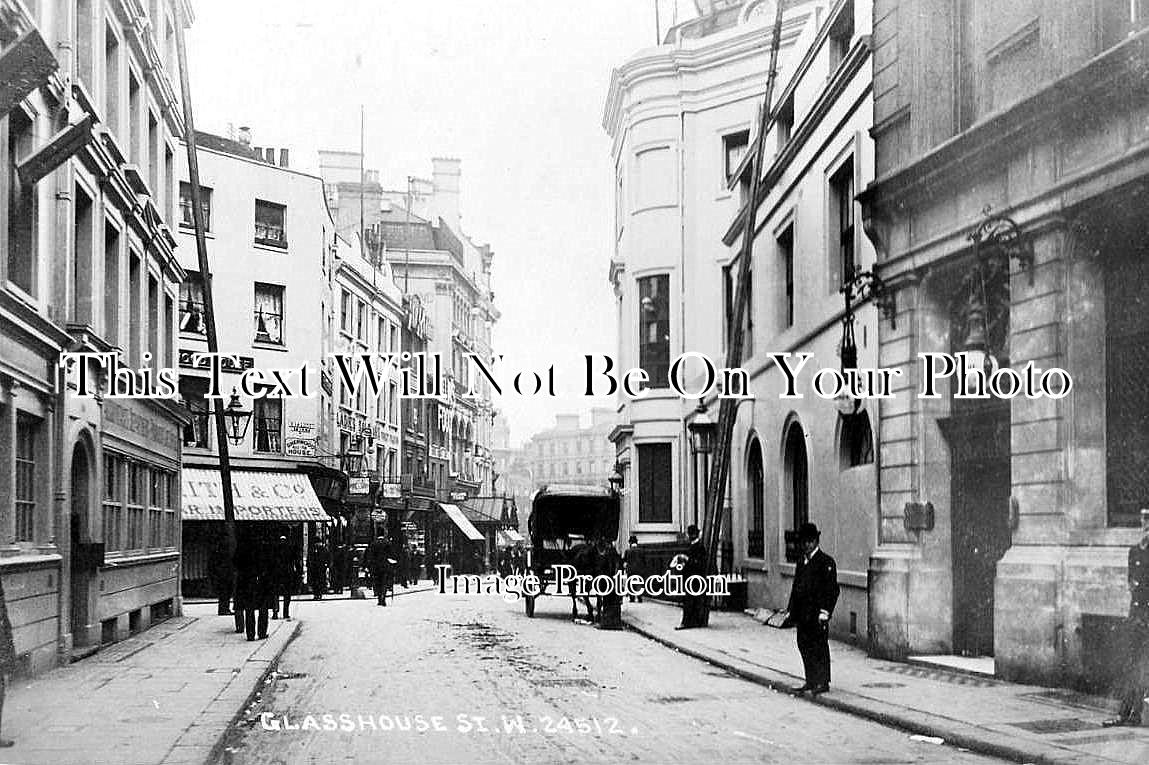 LO 131 - Glasshouse Street, London c1912