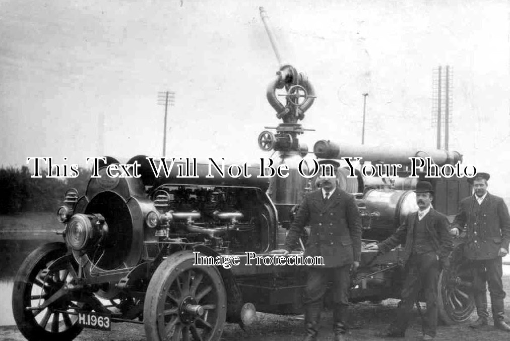 LO 1318 - J Zwicky Fire Engine Made For Tottenham Council, London c1907
