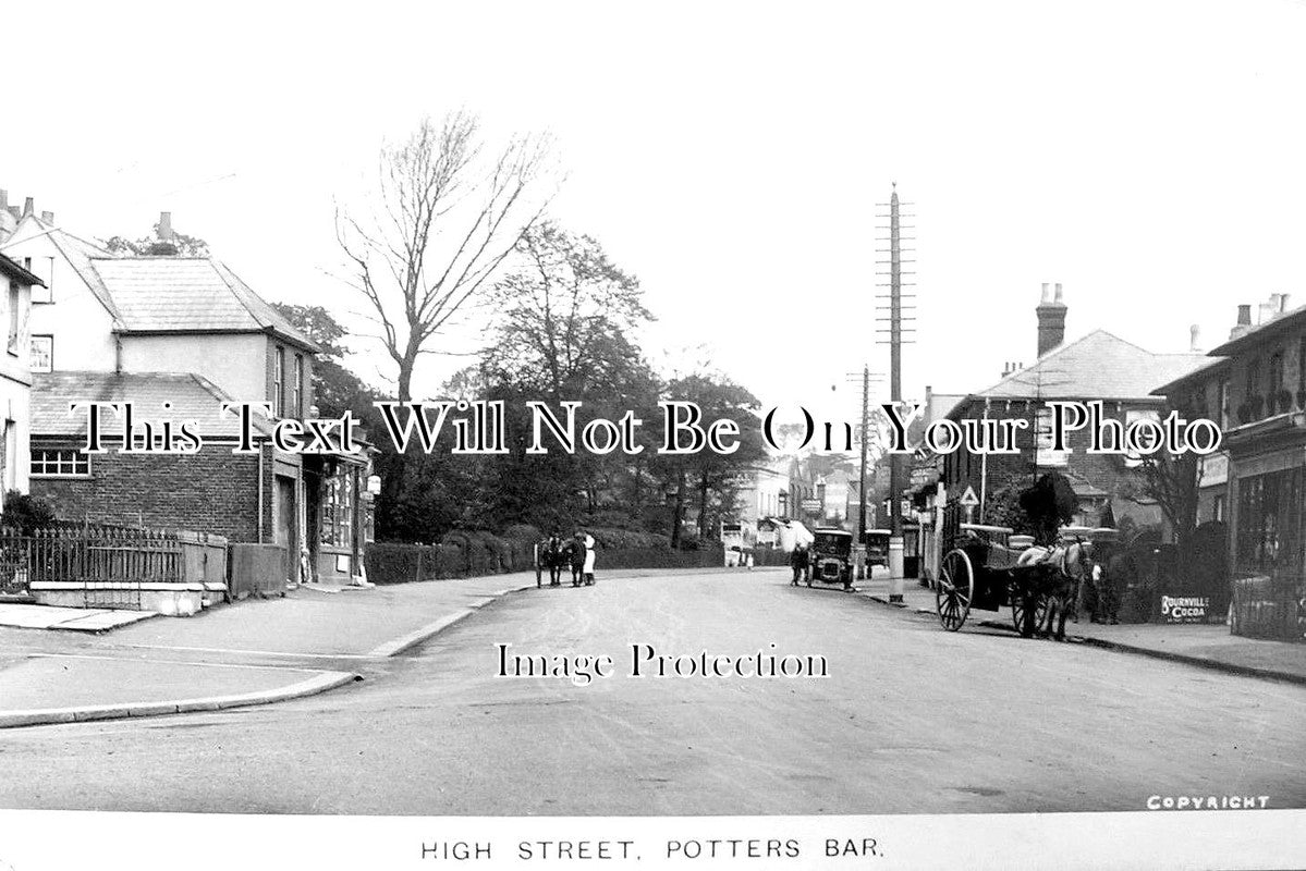 LO 1389 - High Street, Potters Bar, London c1915