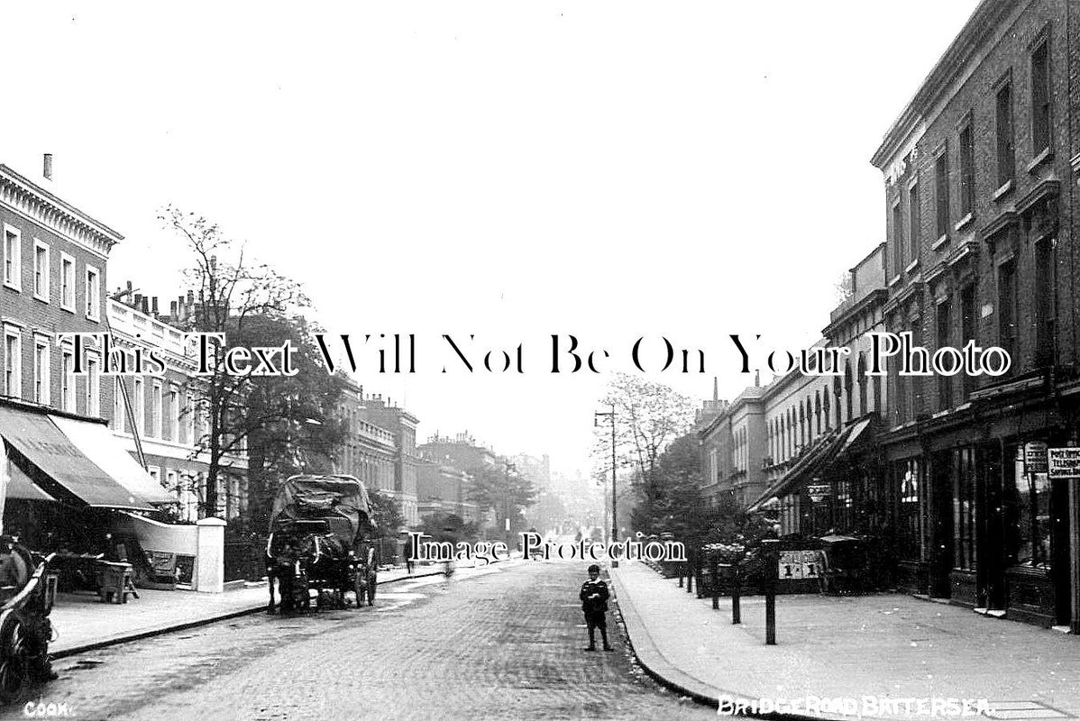 LO 1403 - Bridge Road, Battersea, Wandsworth, London c1910