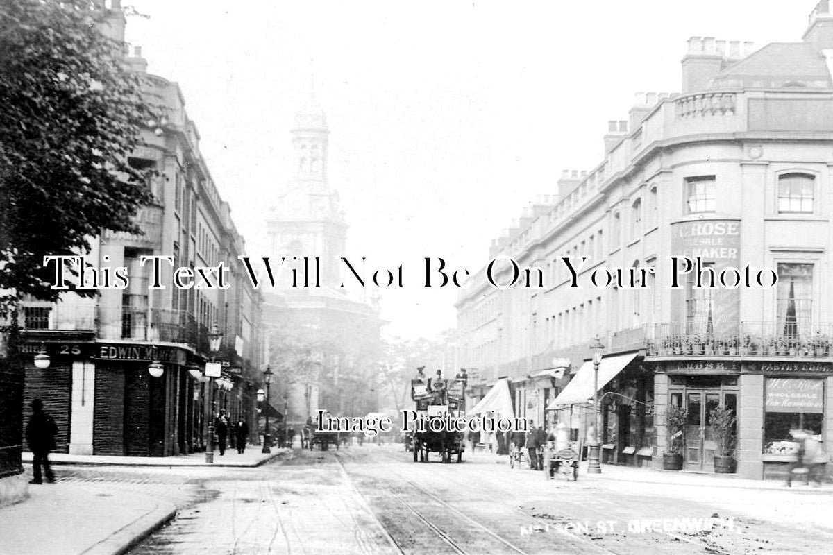LO 1438 - Nelson & King William Street, Greenwich, London c1905