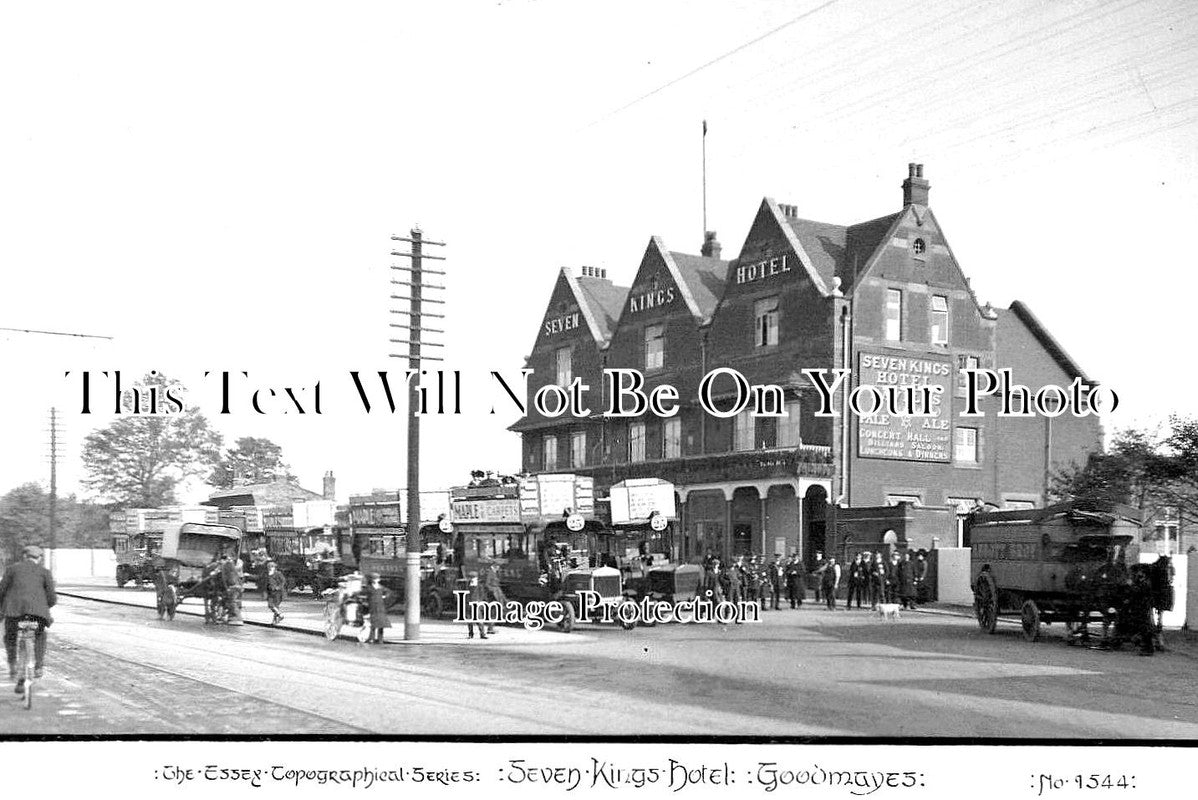 LO 1458 - Seven Kings Hotel, Goodmayes, Redbridge, London c1913