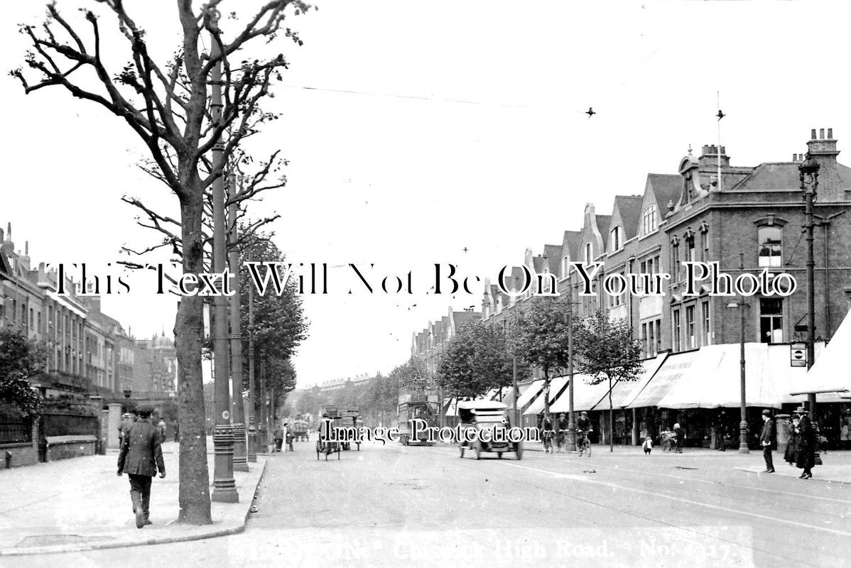 LO 1502 - Chiswick High Road, Hounslow, London c1928
