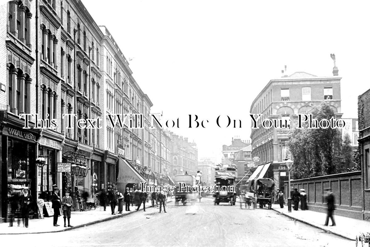 LO 1549 - Fulham Road, Chelsea, London c1910