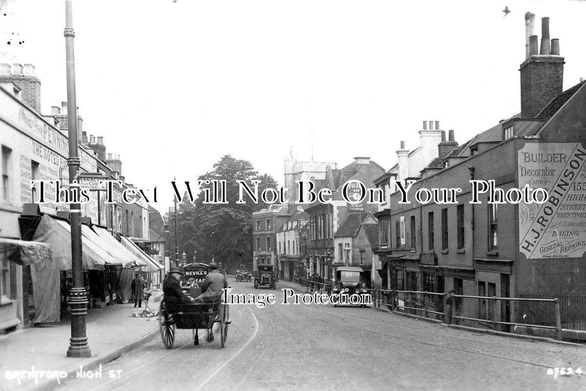 LO 1550 - Brentford High Street, Hounslow, London c1922