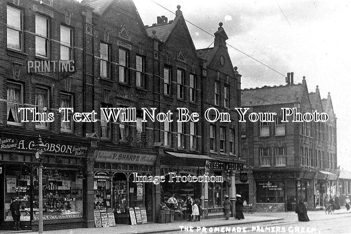 LO 156 - Palmers Green Promenade, London c1912