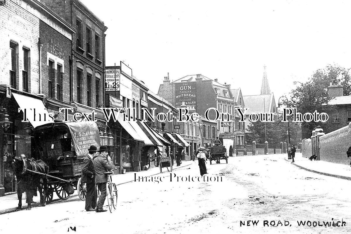 LO 1560 - New Road, Woolwich, Greenwich, London c1905