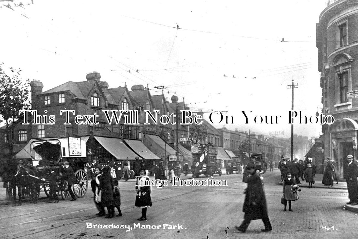 LO 1669 - Broadway, Manor Park, Newham, London c1917