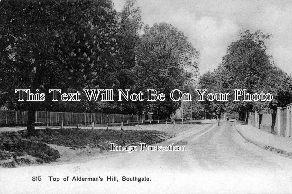 LO 169 - Top Of Aldermans Hill, Southgate, London