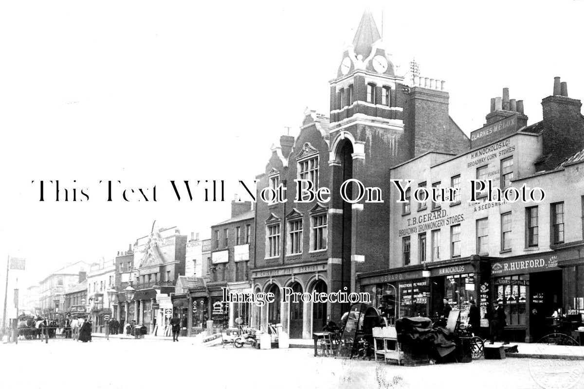 LO 1693 - Fire Station, Chiswick, London c1910