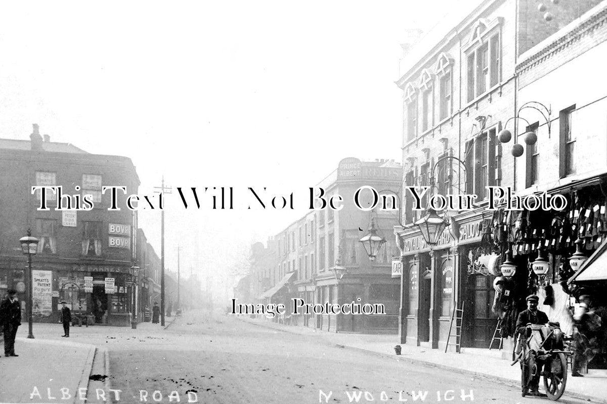 LO 1720 - Albert Road, North Woolwich, London c1905