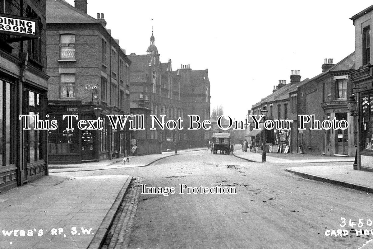 LO 1763 - Webbs Road, Clapham Junction, London c1919