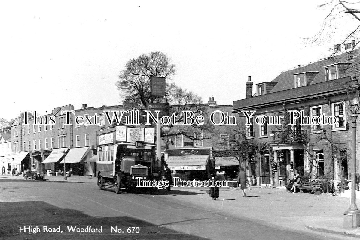 LO 1767 - High Road, Woodford, Redbridge, London c1932