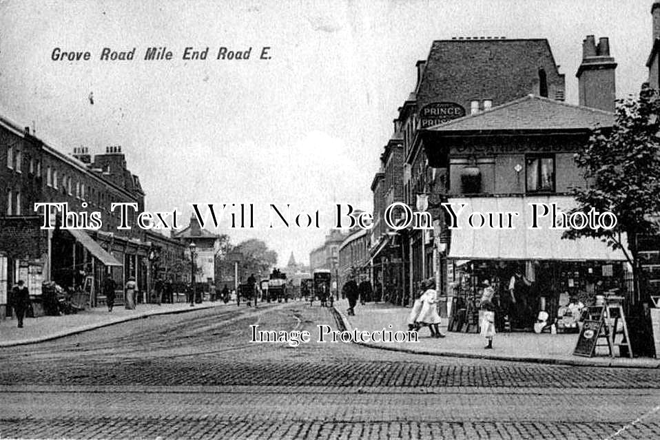 LO 182 - Grove Road Mile End Road, London c1906