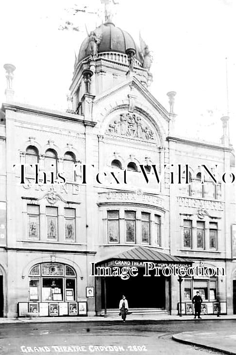 LO 1838 - Grand Theatre Opera House, Croydon, London c1905