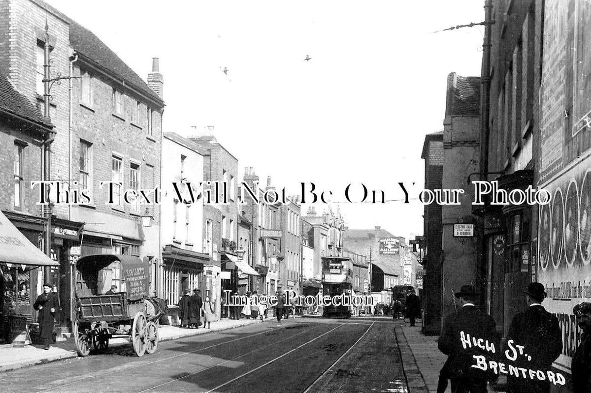 LO 1889 - High Street, Brentford, Hounslow, London c1915