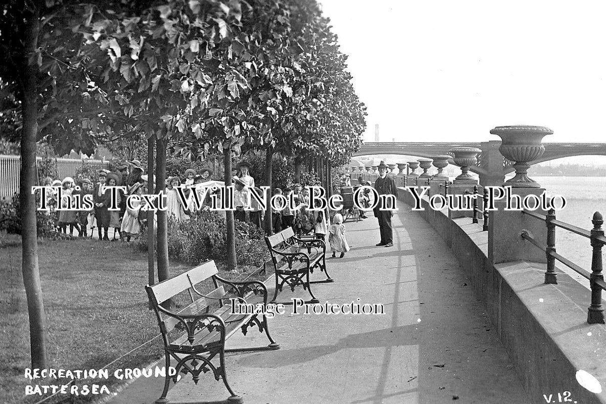 LO 1894 - Recreation Ground, Battersea, Wandsworth, London c1914