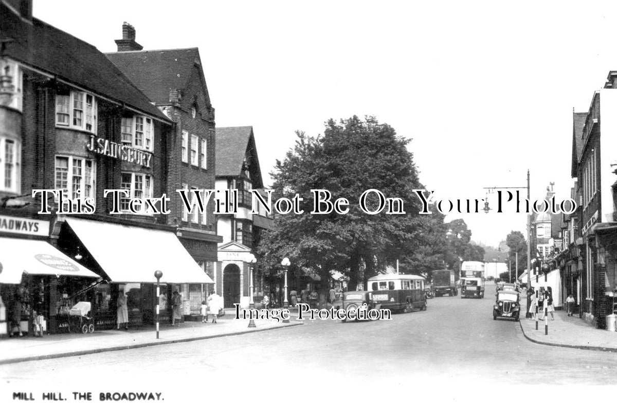 LO 1929 - Mill Hill, The Broadway, London