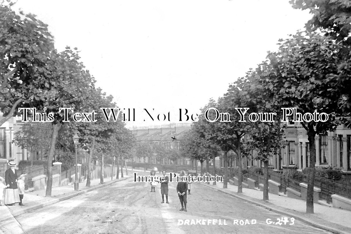 LO 2056 - Drakefell Road, Brockley, London c1907