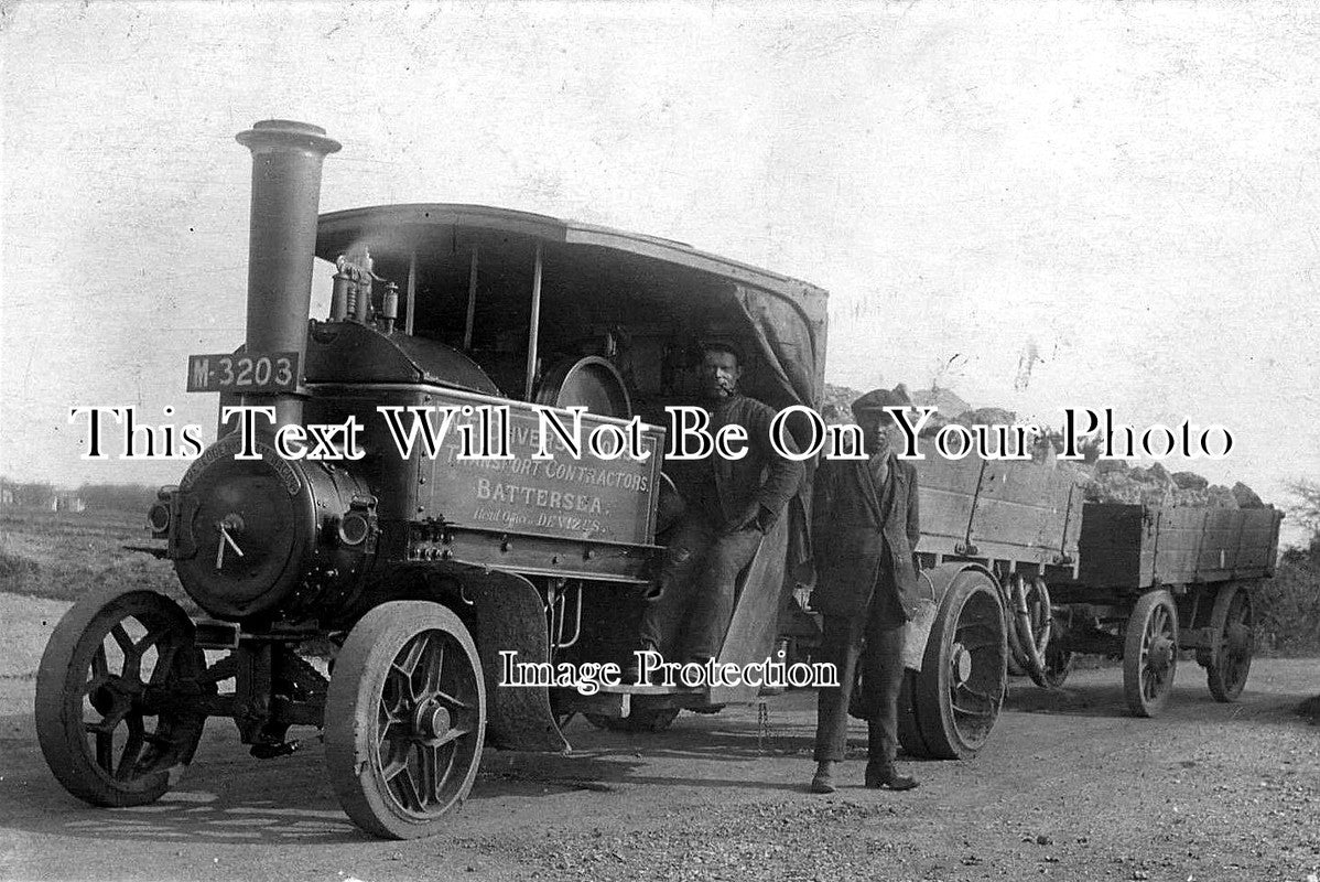 LO 206 - Foden Steam Wagon, Battersea, London