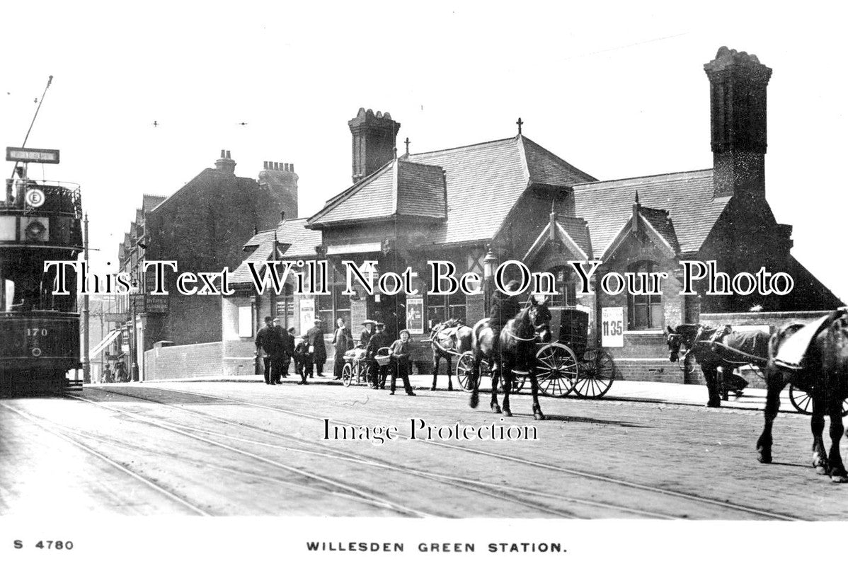 LO 2141 - Willesden Green Railway Station, London
