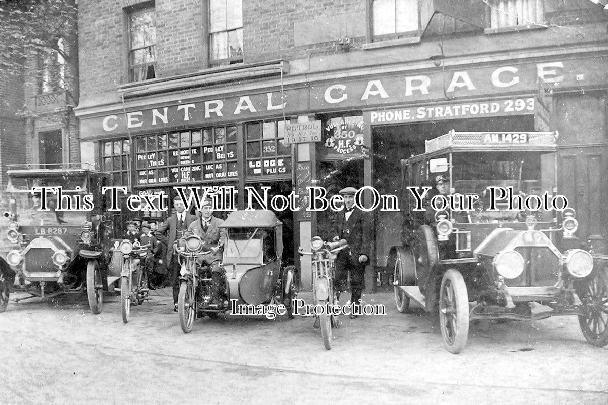 LO 2154 Central Garage, Stratford, London JB Archive