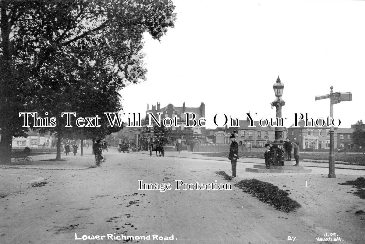LO 2174 - Lower Richmond Road, Putney, Wandsworth, London c1913