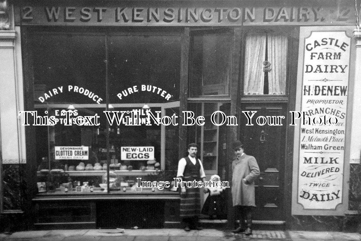 LO 2181 - West Kensington Dairy Shop Front, London