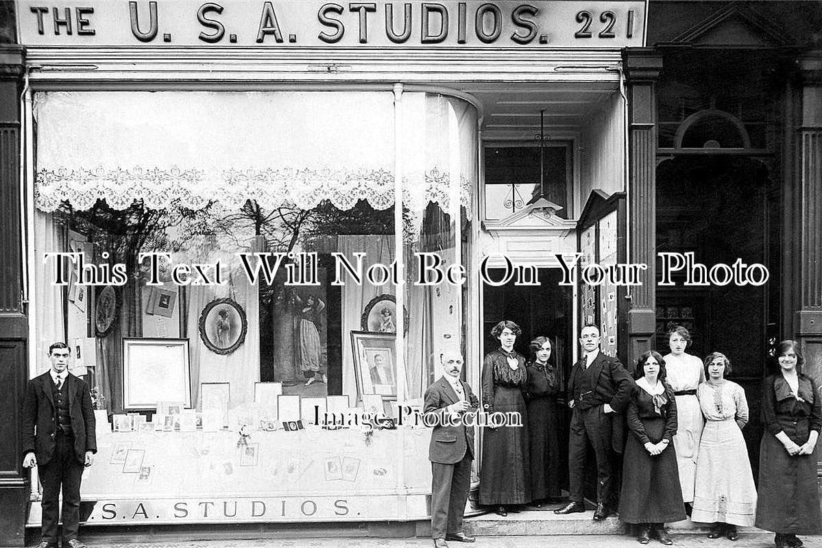 LO 224 - U.S.A Studios Photographers, 221 Brompton Road, London c1913