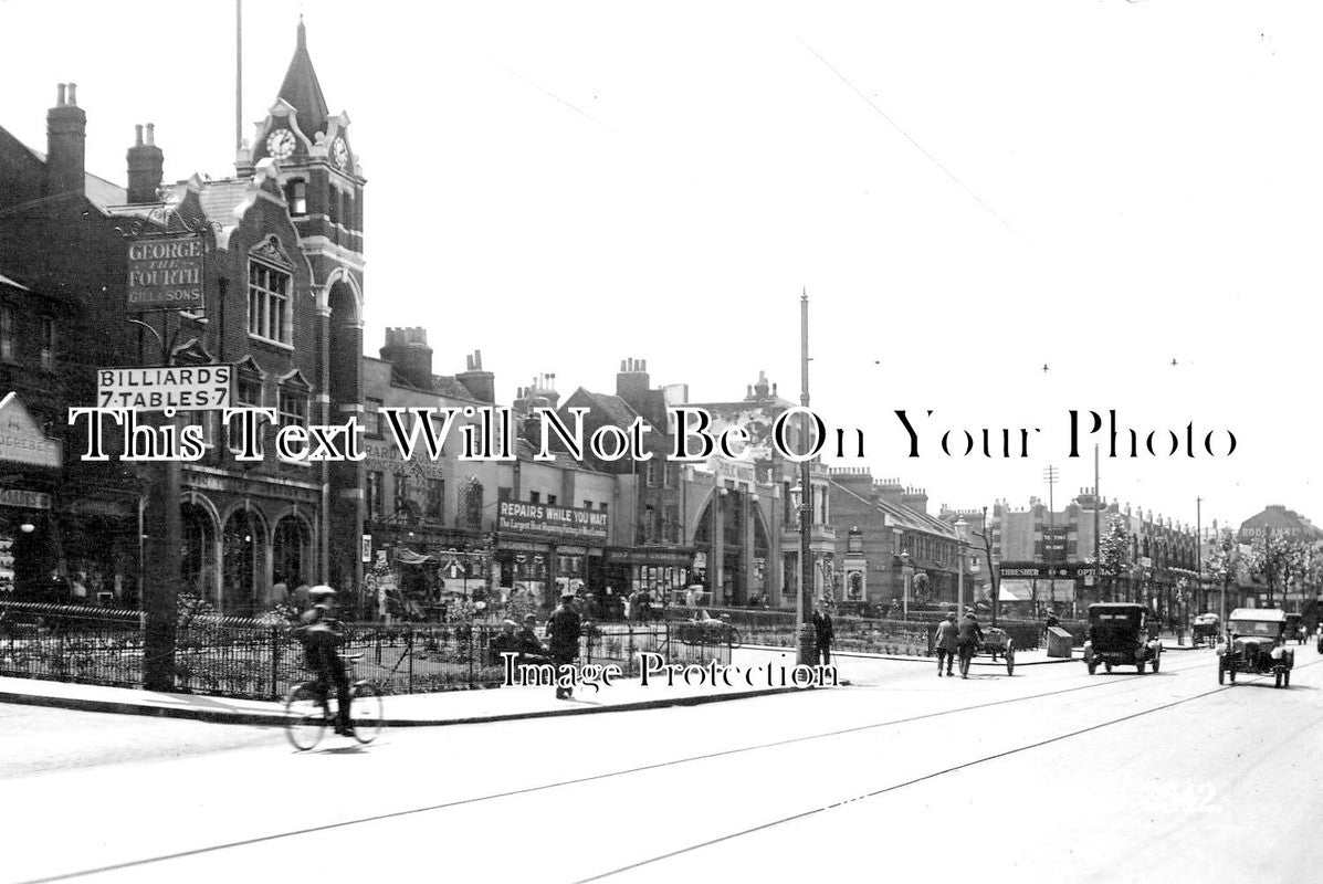 LO 2292 - High Road, Chiswick, Hounslow, London c1927