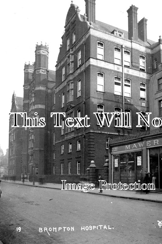LO 2301 - Brompton Hospital, Chelsea, London c1907