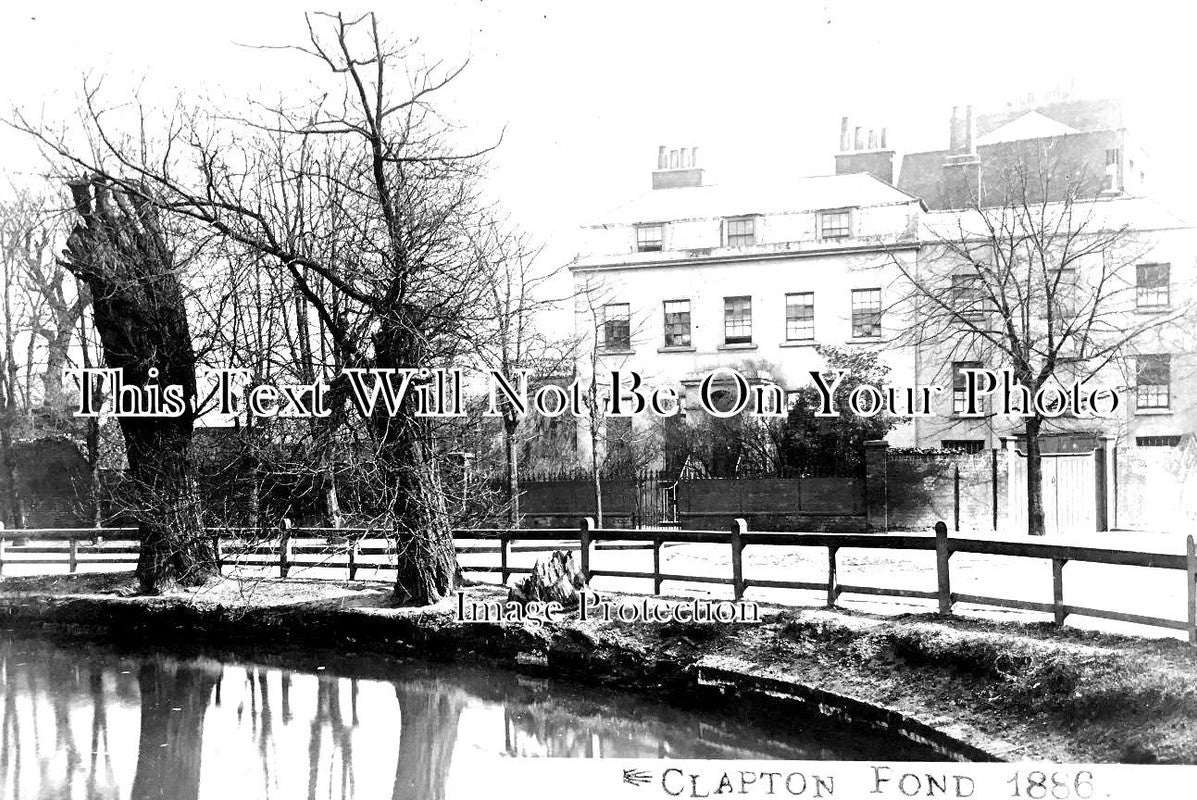 LO 2478 - Clapton Pond, London 1886
