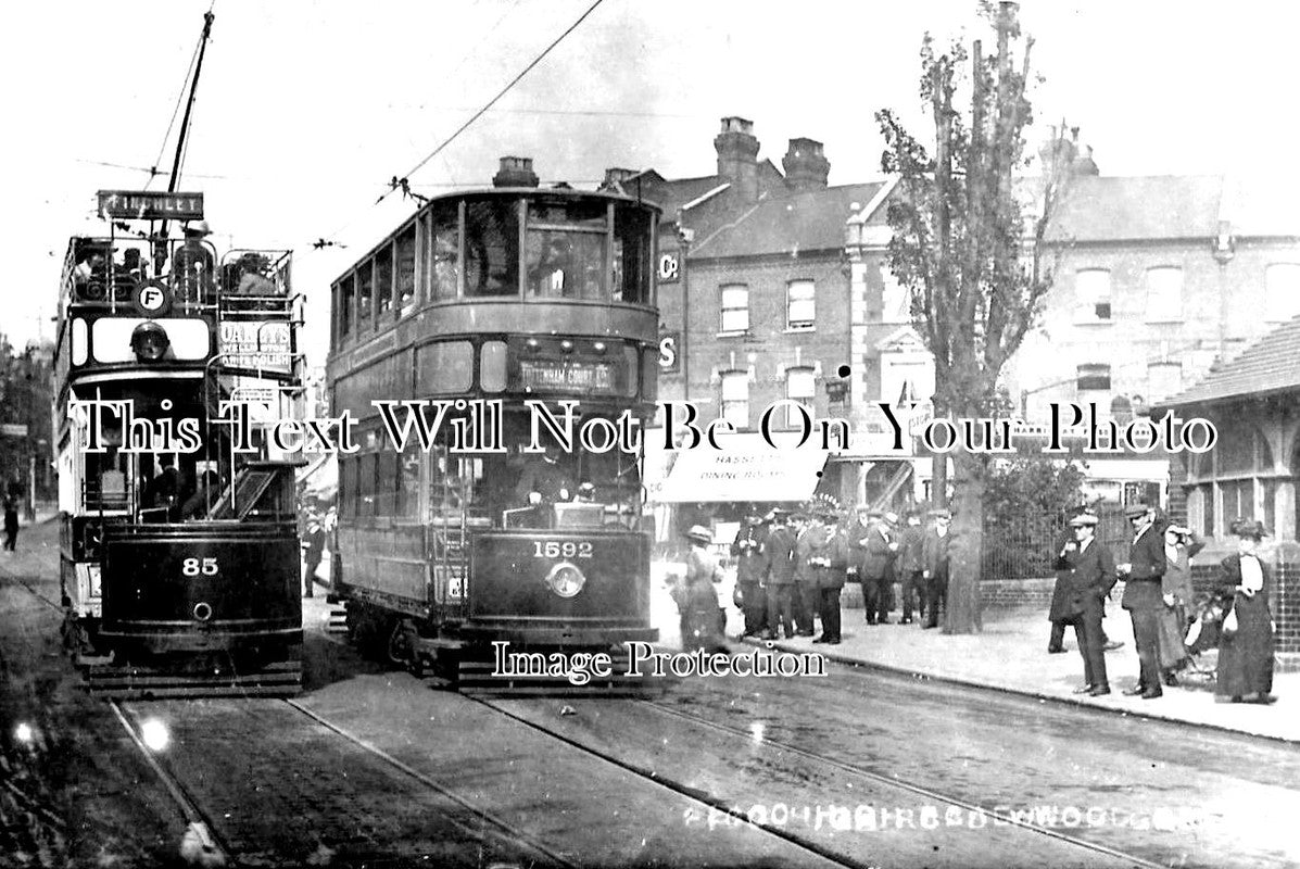 LO 2515 - High Road, Wood Green, London c1913
