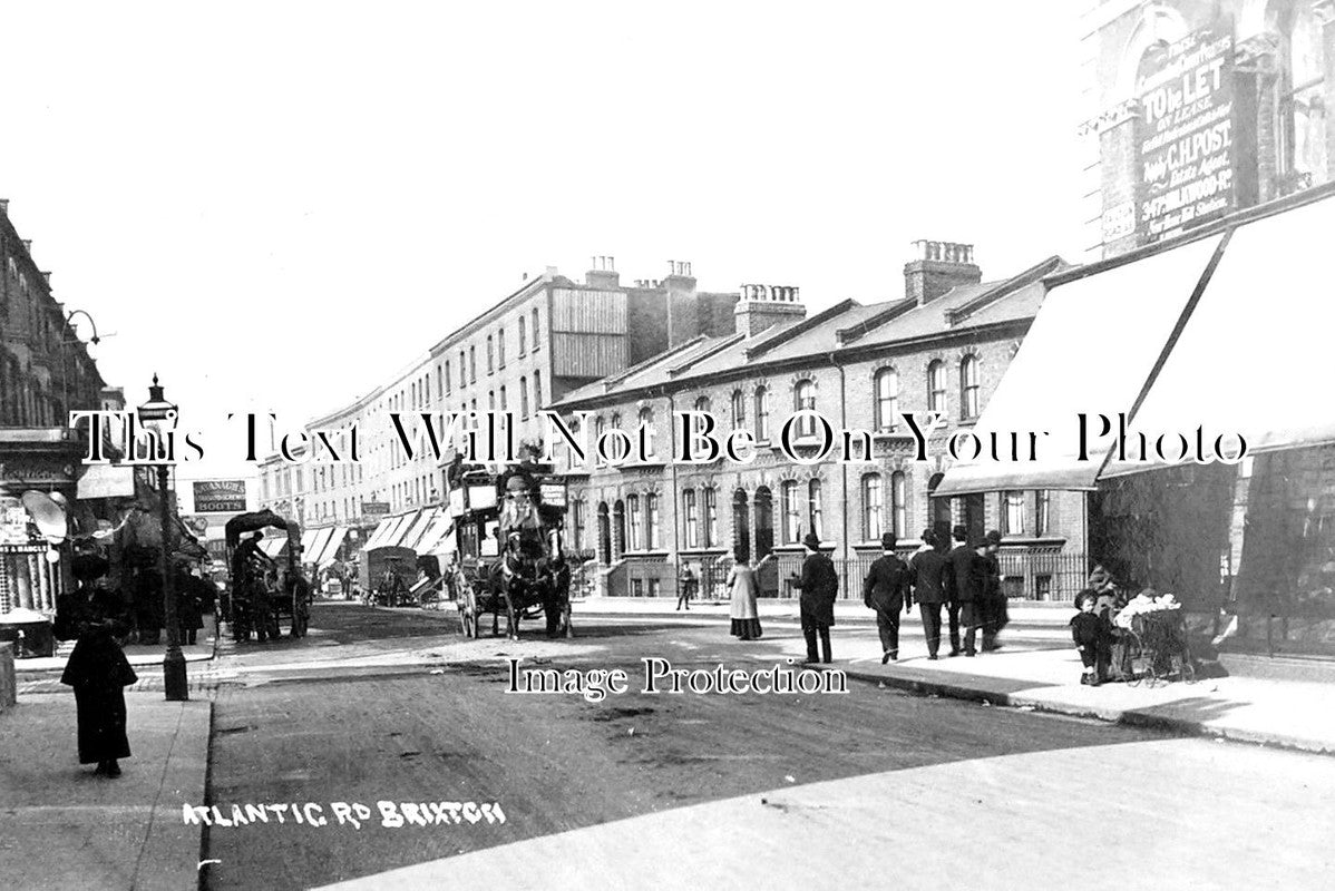 LO 2573 - Atlantic Road, Brixton, London c1906
