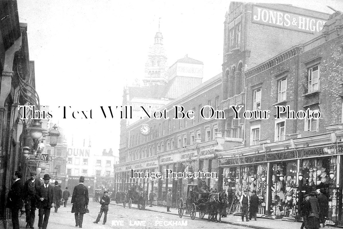 LO 2633 - Rye Lane, Peckham, London c1905