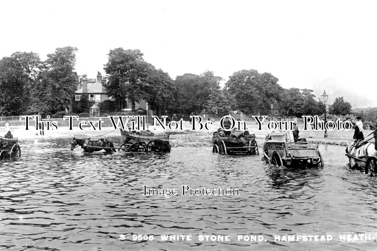 LO 2665 - White Stone Pond, Hampstead Heath, London