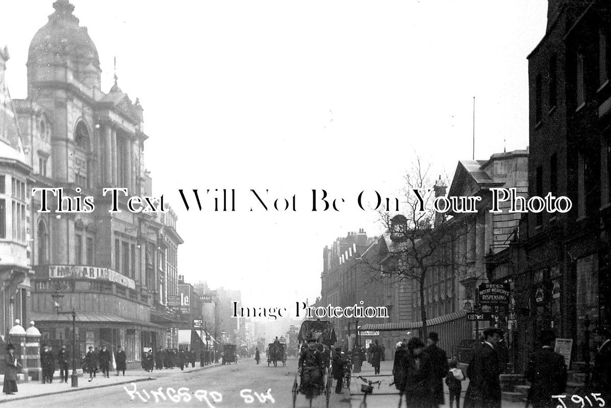 LO 2697 - Kings Road, Chelsea, London c1910