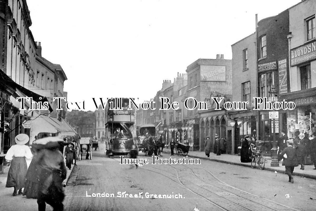 LO 2786 - London Street, Greenwich, London c1916