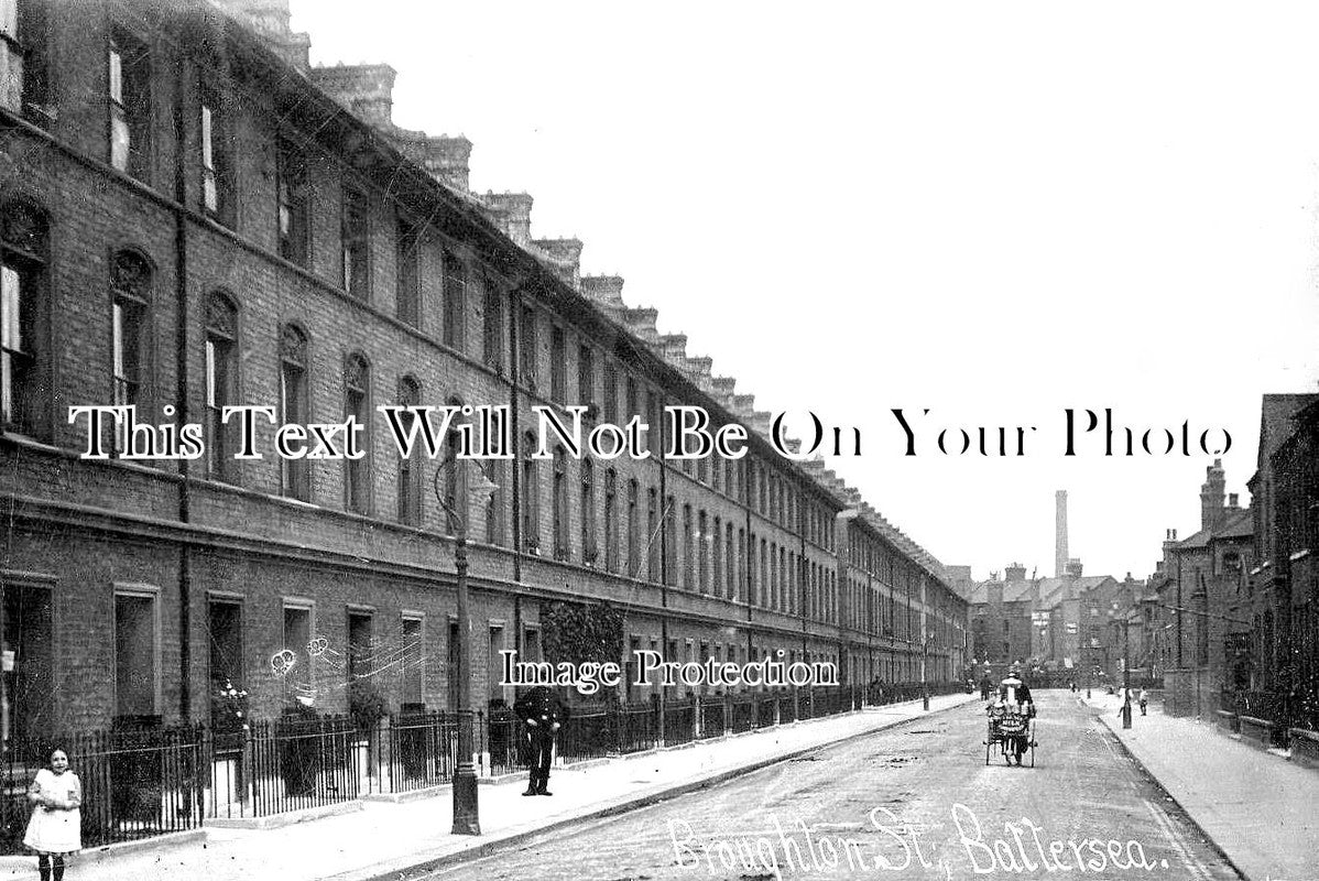 LO 2804 - Broughton Street, Battersea, London c1913