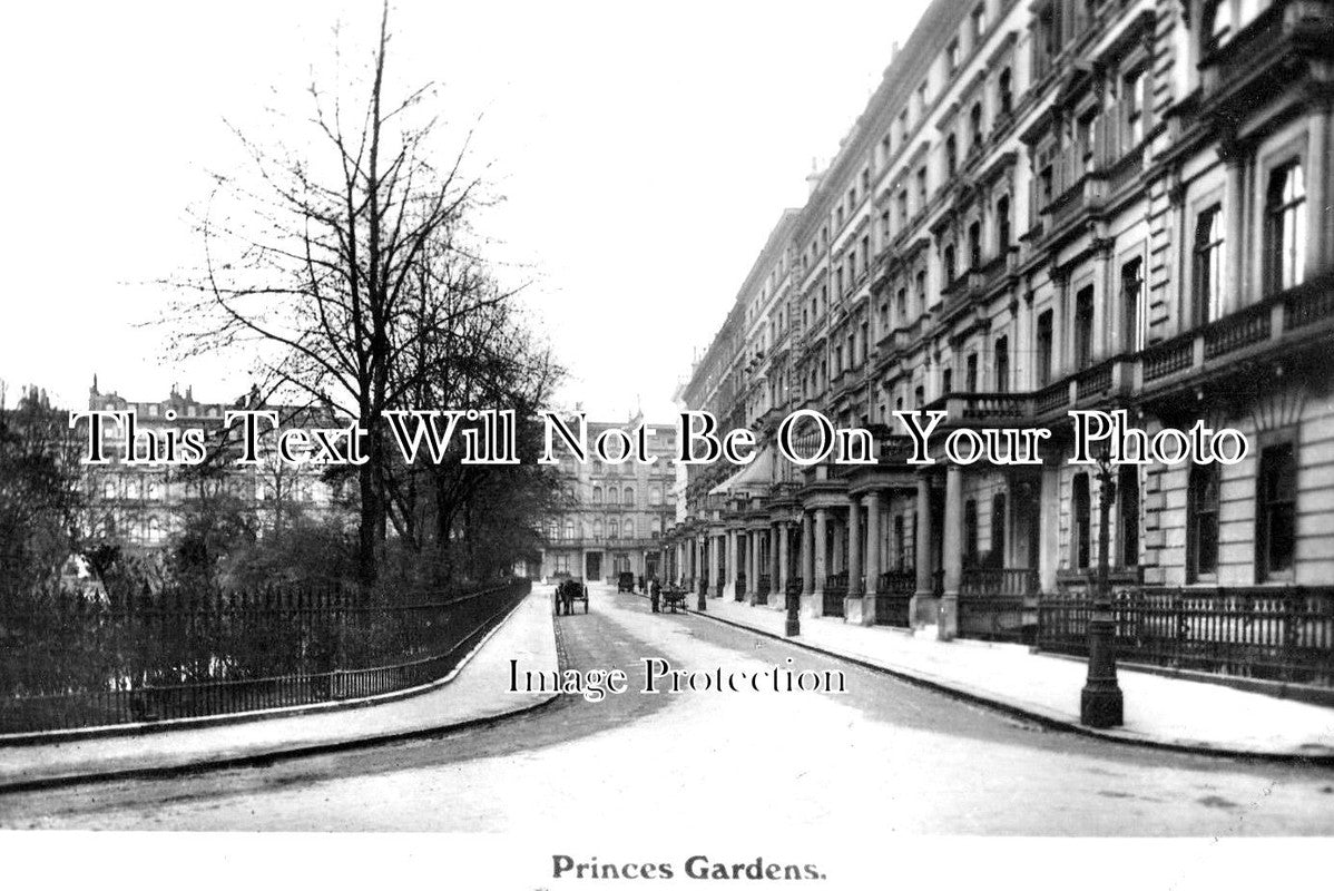 LO 2993 - Princes Gardens, London c1910
