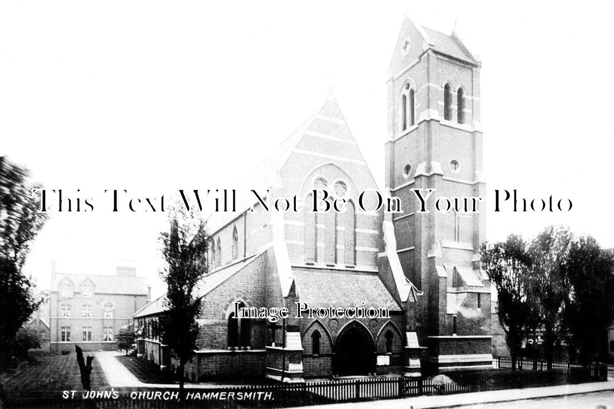 LO 3152 - St Johns Church, Hammersmith, London