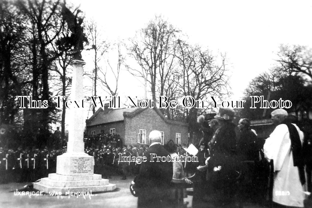 LO 3160 - Ceremony At Uxbridge War Memorial, London 1925