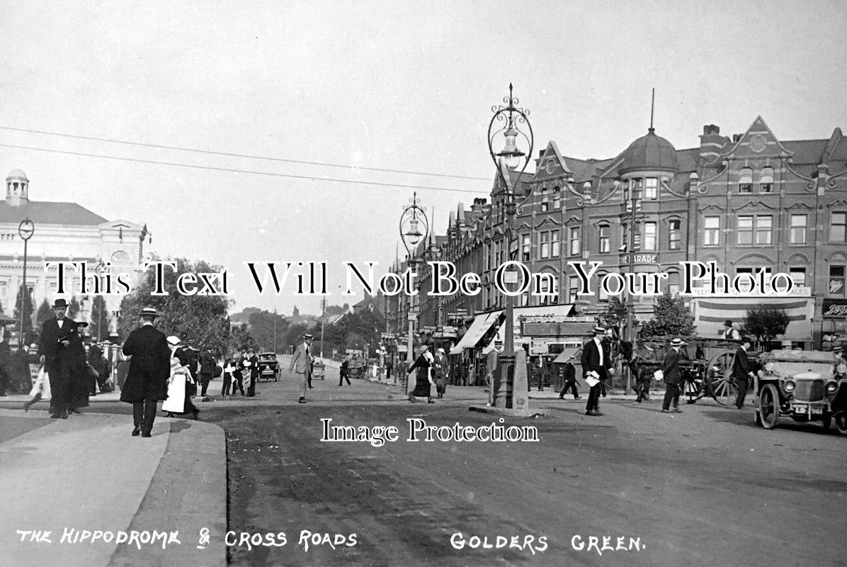 LO 3193 - The Hippodrome & Cross Road, Golders Green, Kilburn, London